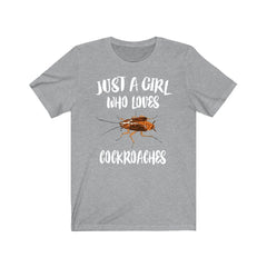 Just A Girl Who Loves Cockroaches Shirt - cockroach print design