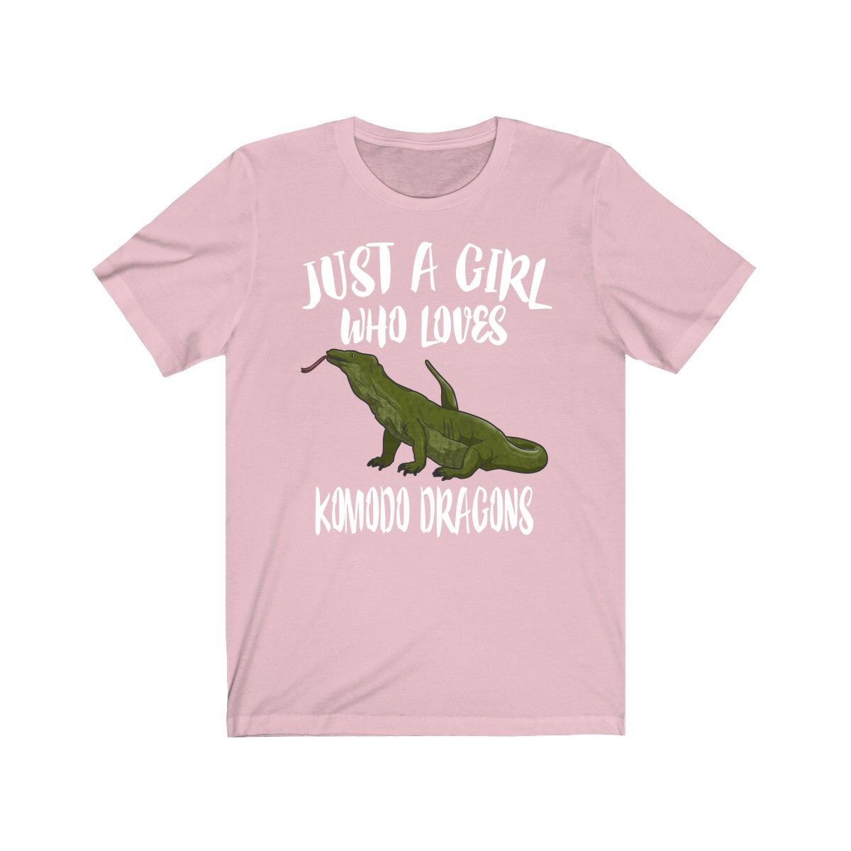 Just A Girl Who Loves Komodo Dragons Shirt - Komodo dragon print design