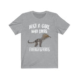 Just A Girl Who Loves Amargasaurus Dinosaur Shirt, Amargasaurus Shirt, Dinosaur Lover Animal Adult Toddler Infant Kids Gift T-Shirt Image 1