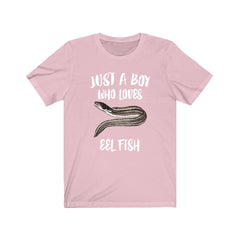 Just A Boy Who Loves Eels Fish Shirt - eel print design