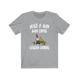 Just A Boy Who Loves Garden Gnomes Shirt, Garden Gnome Lover Shirt, Garden Gnome Shirt, Garden Gnome Lover Gift, Animal Adult Kids T-Shirt Image 3