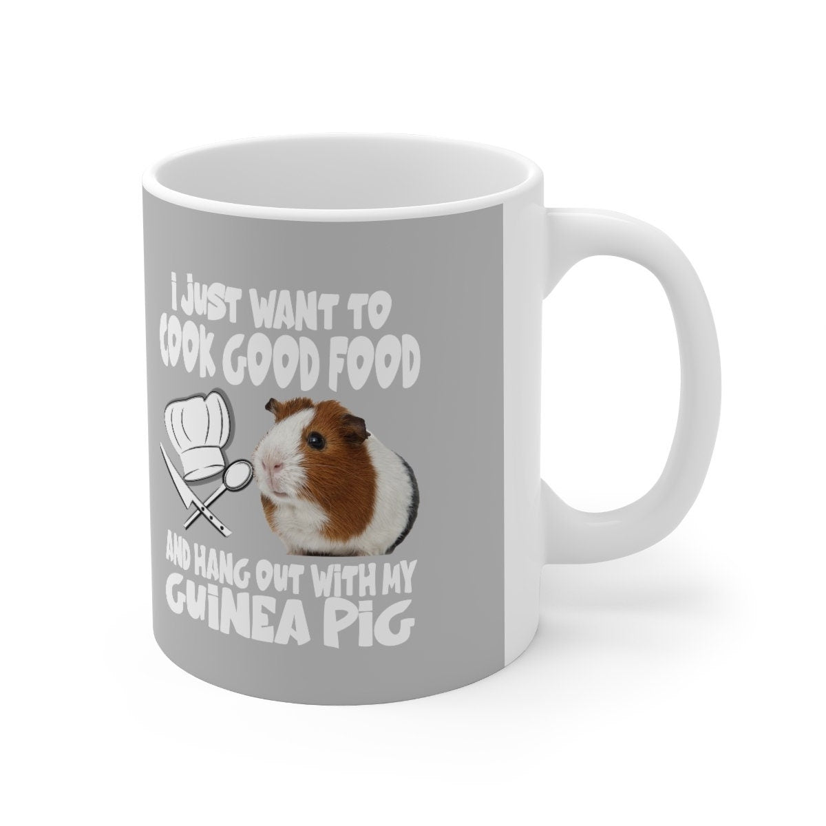 Cook And Hang Out With My Guinea Pig Coffee Mug - guinea pig print design