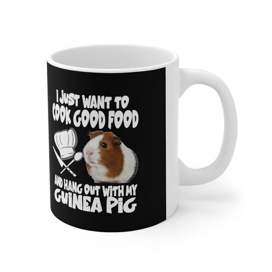 Cook And Hang Out With My Guinea Pig Coffee Mug - guinea pig print design