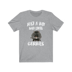 Gerbil Lover T-Shirt for Boys - gerbil print design