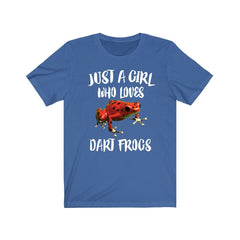 Just A Girl Who Loves Dart Frogs Shirt - dart frog print design