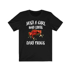 Just A Girl Who Loves Dart Frogs Shirt - dart frog print design