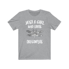 Just A Girl Who Loves Dragonflies Shirt - dragonfly print design