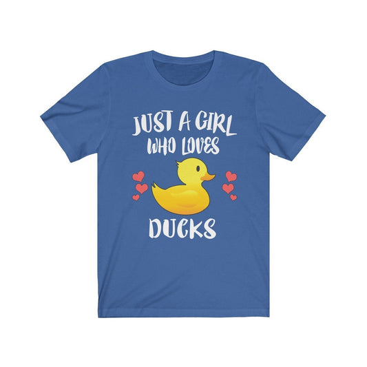 Just A Girl Who Loves Ducks Birds Shirt - duck print design