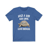 Just A Boy Who Loves Giant Tortoises Shirt, Giant Tortoise Lover Shirt, Giant Tortoise Shirt, Turtle Lover Gift, Animal Adult Kids T-Shirt Image 3