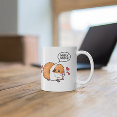Wheek Wheek Guinea Pig Coffee Mug - wheek wheek guinea pig print design