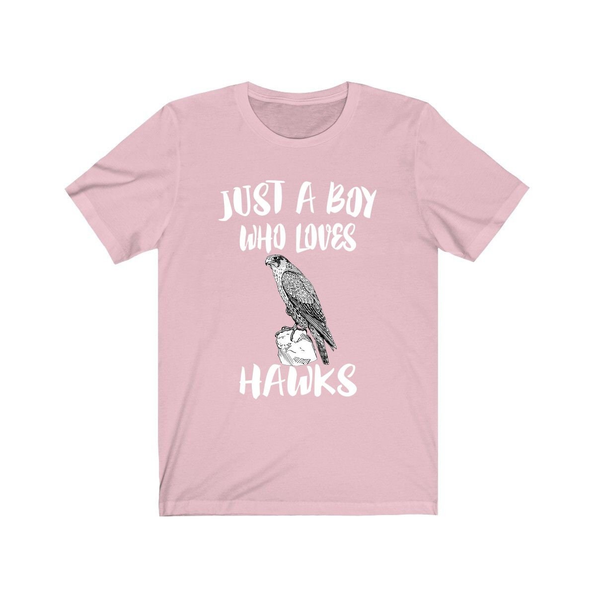 Just a boy who loves hawks raptor bird of prey lover tee