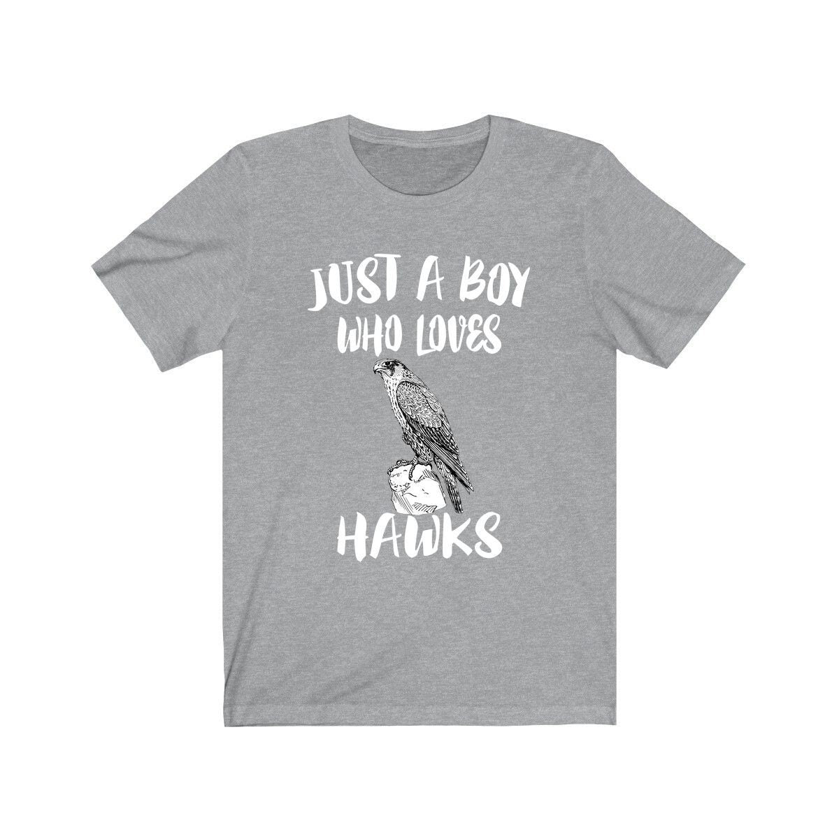 Just a boy who loves hawks raptor bird of prey lover tee