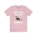 Just A Boy Who Loves Hornbills Birds Shirt, Hornbill Lover Shirt, Birding Shirt, Hornbill Lover Gift, Animal Adult Kids T-Shirt Image 4