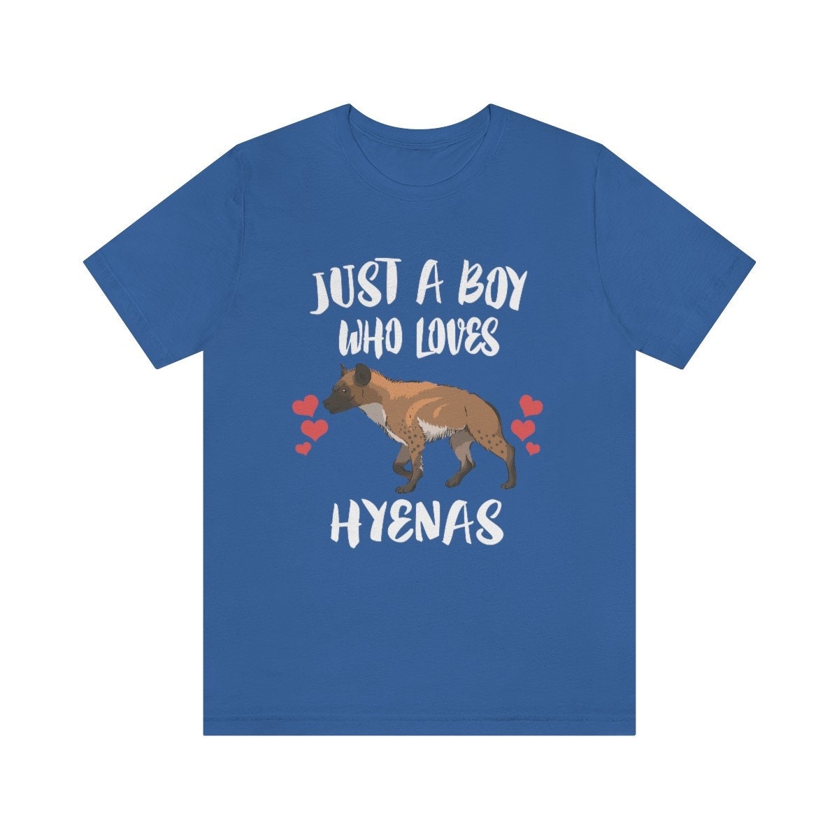 Just A Boy Who Loves Hyenas Shirt - hyena print design