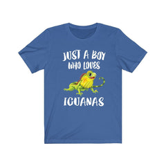 Just A Boy Who Loves Iguanas Shirt - iguana print design