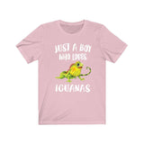 Just A Boy Who Loves Iguanas Shirt, Iguana Lover Shirt, Iguana Shirt, Iguana Lover Gift, Animal Adult Kids T-Shirt Image 4