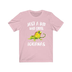 Just A Boy Who Loves Iguanas Shirt - iguana print design