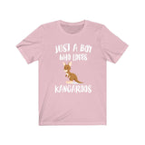 Just A Boy Who Loves Kangaroos Shirt, Kangaroo Lover Shirt, Kangaroo Shirt, Kangaroo Lover Gift, Animal Adult Kids T-Shirt Image 4