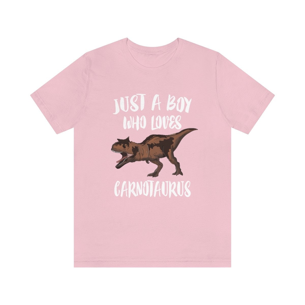 Just A Boy Who Loves Carnotaurus Shirt - Carnotaurus print design