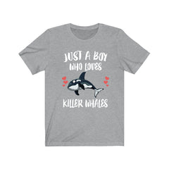 Just a boy who loves killer whales orca lover tee