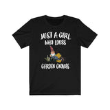 Just A Girl Who Loves Garden Gnomes Shirt, Garden Gnome Lover Shirt, Garden Gnome Lover Gift, Garden Gnome Tee, Animal Adult Kids T-Shirt Image 4