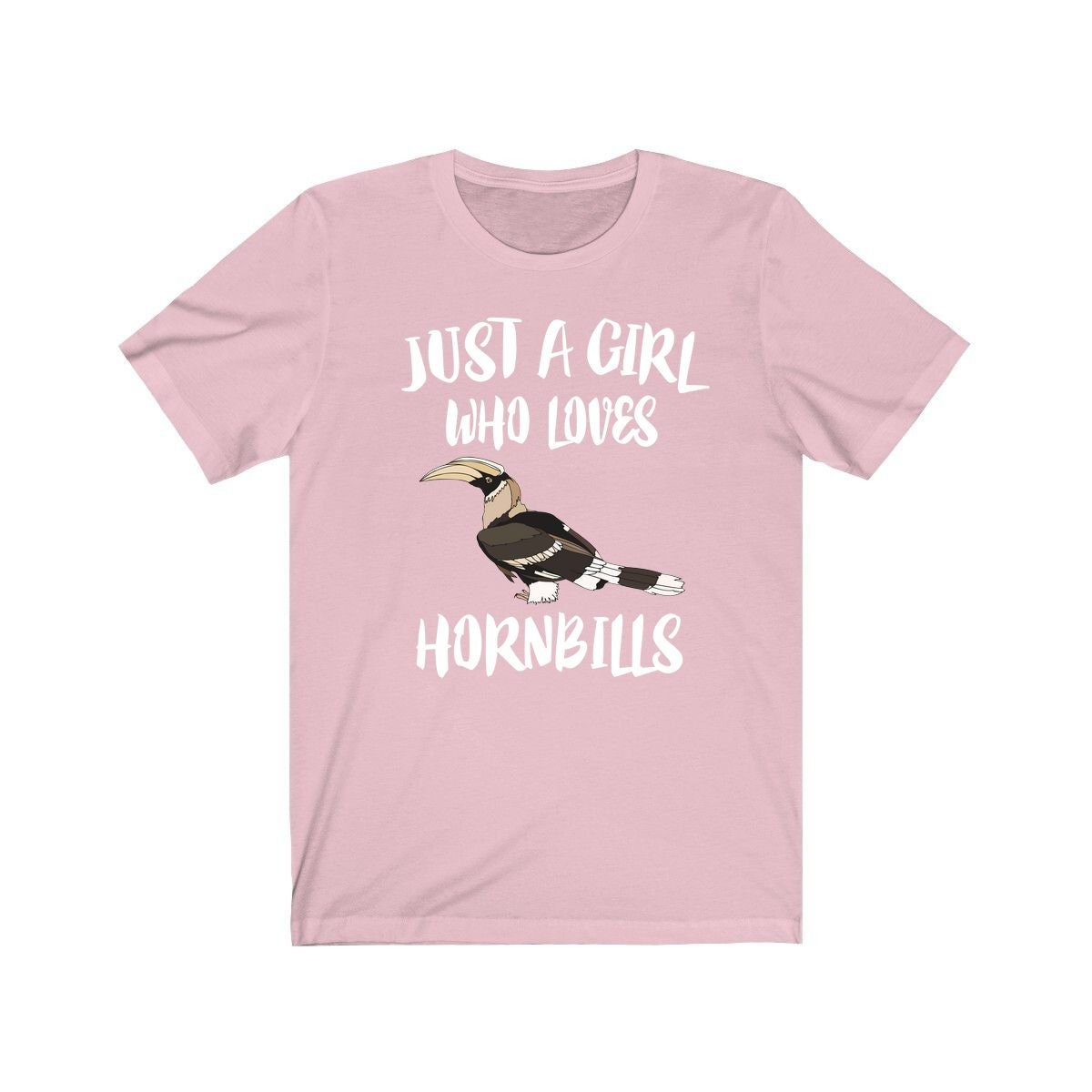 Just A Girl Who Loves Hornbills Birds Shirt - hornbill print design