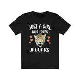 Just A Girl Who Loves Jaguars Shirt, Jaguar Lover Shirt, Jaguar Lover Gift, Jaguar Shirt, Jaguar Tee, Animal Adult Kids Image 1
