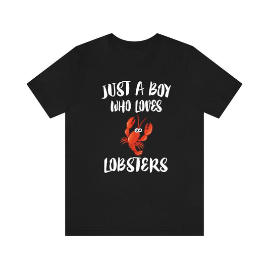 Just A Boy Who Loves Lobsters Shirt - lobster print design