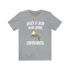 Lovebird T-Shirt for Boys - lovebird print design