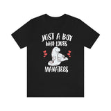 Just A Boy Who Loves Manatees Shirt, Manatee Lover Shirt, Manatee Shirt, Manatee Lover Gift, Animal Adult Kids T-Shirt Image 1