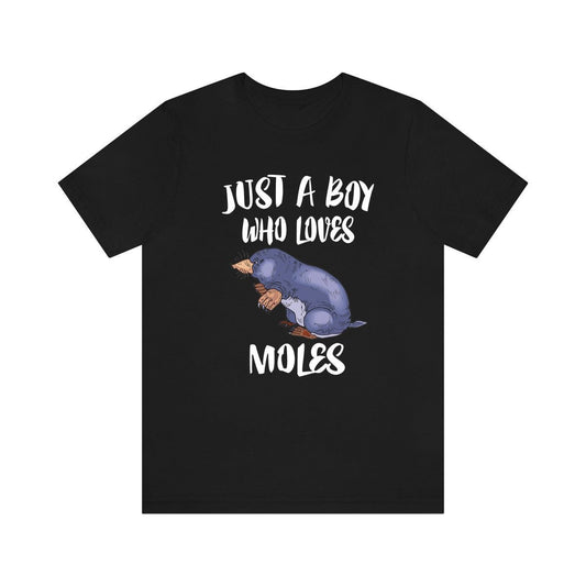 Just A Boy Who Loves Moles Animal Shirt - mole print design
