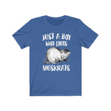 Just A Boy Who Loves Muskrats Shirt, Muskrat Lover Shirt, Muskrat Shirt, Muskrat Lover Gift, Animal Adult Kids T-Shirt Image 3