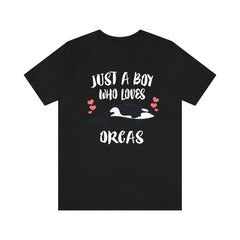 Orca T-Shirt for Boys - orca killer whale print design