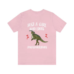 Just A Girl Who Loves Parasaurolophus Shirt - Parasaurolophus print design