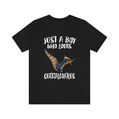 Just A Boy Who Loves Quetzalcoatlus Shirt - Quetzalcoatlus print design