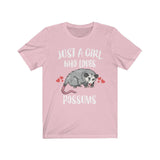 Just A Girl Who Loves Possums Shirt, Possum Lover Shirt, Possum Lover Gift, Possum Shirt, Possum Tee, Animal Adult Kids Image 3