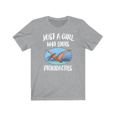 Just A Girl Who Loves Pterodactyls Shirt - pterodactyl print design