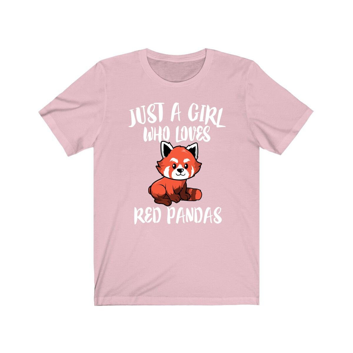 Just a girl who loves red pandas Himalayan bamboo forest animal tee