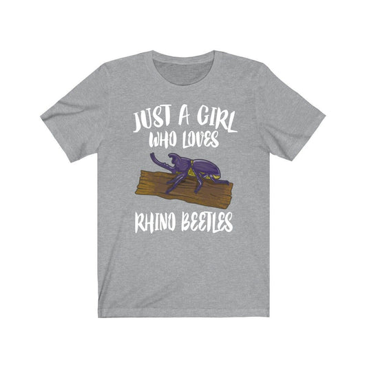 Just A Girl Who Loves Rhino Beetles Shirt - rhino beetle print design