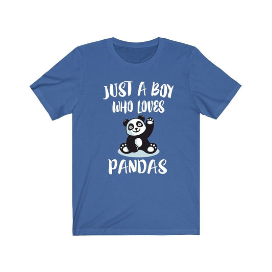 Just A Boy Who Loves Pandas Shirt - panda print design