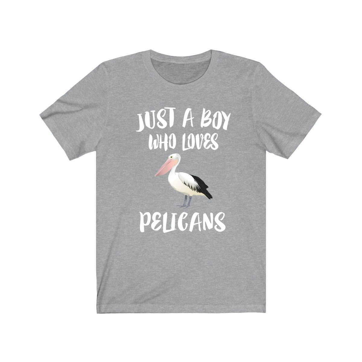 Just A Boy Who Loves Pelicans Shirt, Pelican Lover Shirt, Birding Shirt, Pelican Lover, Animal Adult Kids Shirt Image 1