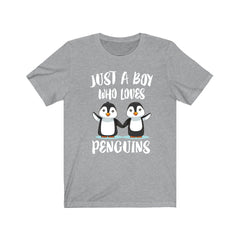 Just A Boy Who Loves Penguins Shirt - penguin print design