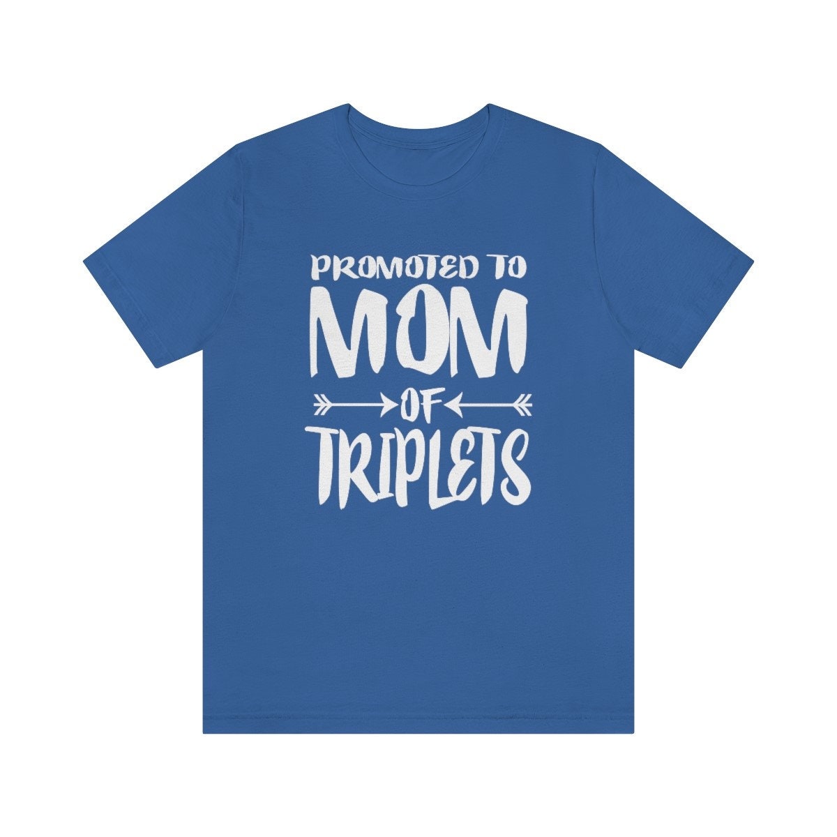 Promoted to mom of triplets peas in a pod pregnancy announcement tee