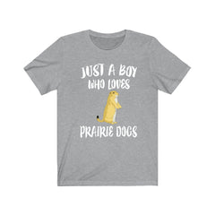 Just A Boy Who Loves Prairie Dogs Shirt - prairie dog print design