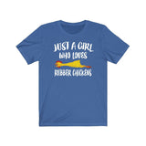 Just A Girl Who Loves Rubber Chicken Shirt, Rubber Chicken Lover Shirt, Rubber Chicken Lover Gift, Chicken Shirt, Animal Adult Kids Image 4