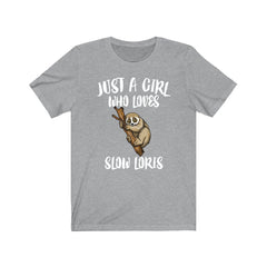 Just A Girl Who Loves Slow Loris Shirt - slow loris print design