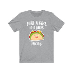 Just A Girl Who Loves Tacos Shirt - taco print design
