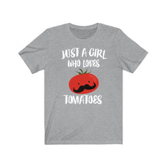Just A Girl Who Loves Tomatoes Shirt - tomato print design