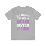 I'm Going To Be A Big Sister Of Twins Shirt, Big Sister Of Twins Gift, Sister Twins Shirt, New Sister Announcement T-Shirt Image 2
