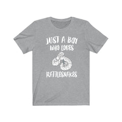 Just A Boy Who Loves Rattlesnakes Shirt, Rattlesnake Lover Shirt, Snake Shirt, Rattlesnake Lover Gift, Animal Shirt Image 3